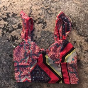 Multi colored crop NWT